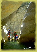 Canyoning in der Provence, Frankreich